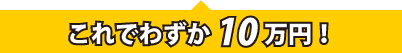 これでわずか10万円！